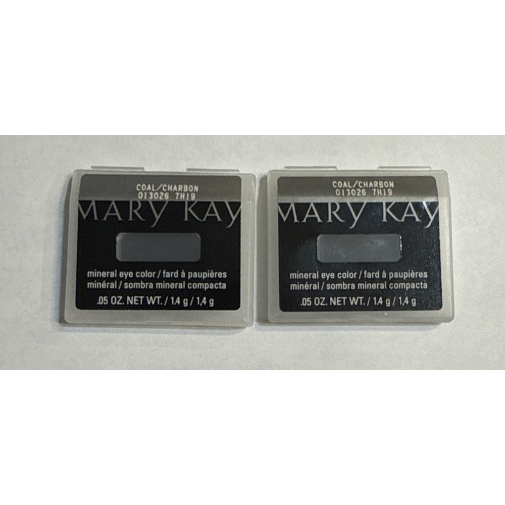 Lot of 2 Mary Kay Mineral Eye Color Shadow COAL 013026‎ New Discontinued READ